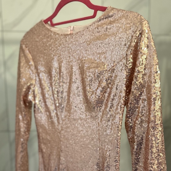 Ever-Pretty Women's Long Sleeve Sequin Maxi Dress – Size 6 - Picture 5 of 13